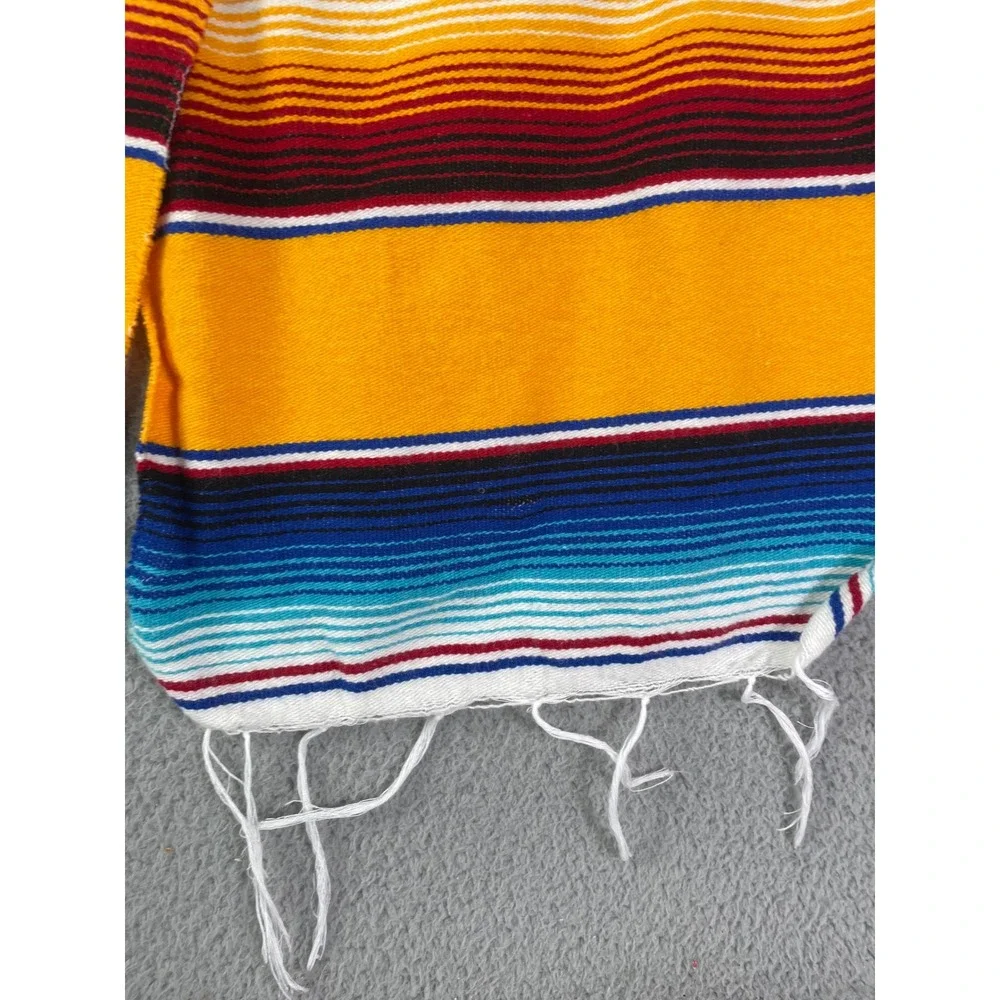 EMISA Mexican Serape Table Runner Multicolor Woven Decor‎ Textile 82x13.5 Mexico